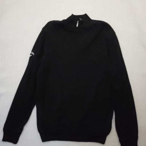 캘러웨이 블랙 하프넥 니트 m