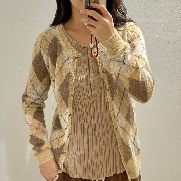 JOURNAL STANDARD agyle mohair cardigan