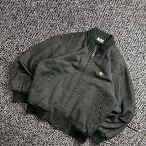 90s 라코스테 아카이브 패턴 스윙톱 자켓 2539