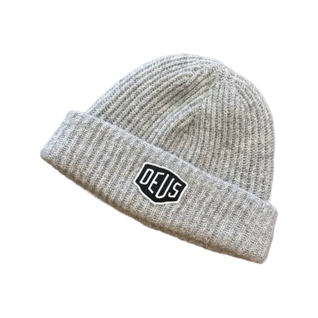 Deus spell out logo wool beanie