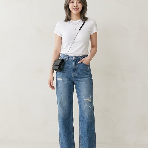 UMER 유메르 프리미엄 베이직 라운드넥 반팔 티셔츠 화이트