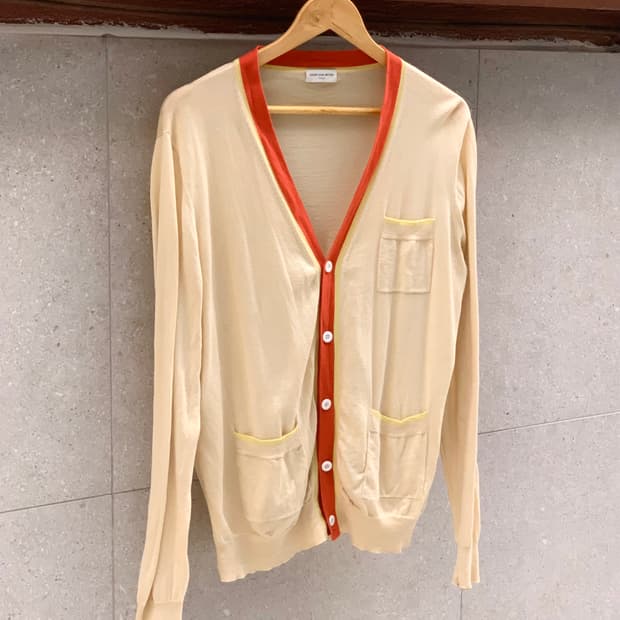 드리스 반 노튼 가디건 (cream)