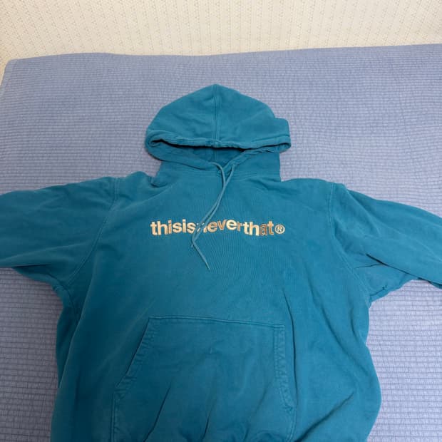 디스이즈네버댓 후드티 L