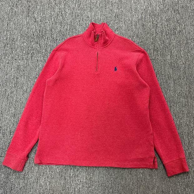 폴로 반집업 니트 XL 