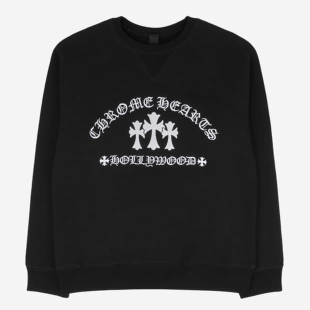 크롬하츠 세메터리 자수 맨투맨 M