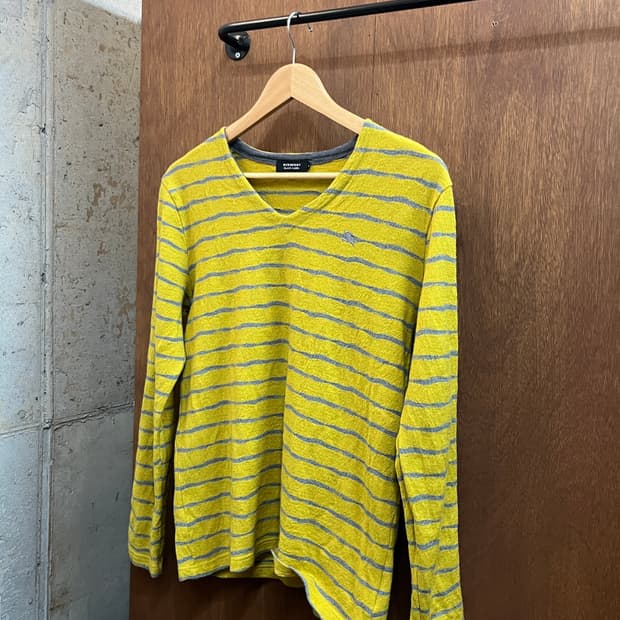 Burberry 버버리 로고 스트라이프 롱슬리브 