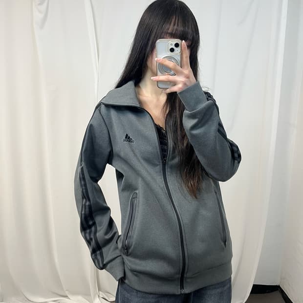 Adidas Charcoal Track Jacket