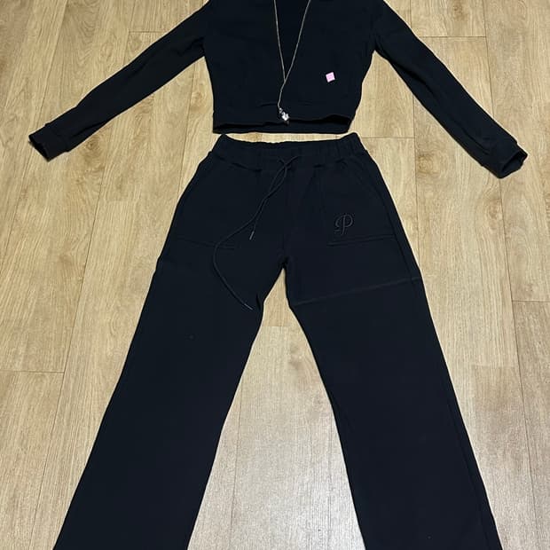 플리즈노팔로우 셋업 블랙