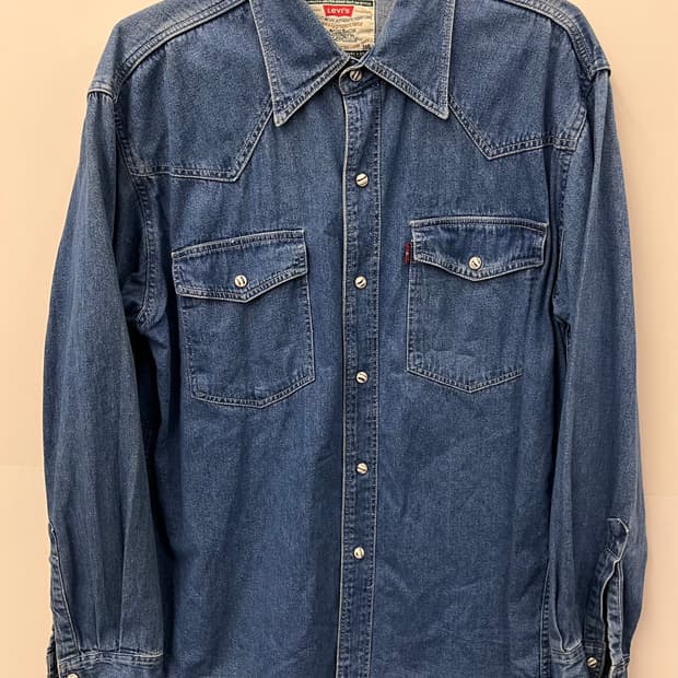 리바이스 웨스턴 데님 셔츠 L