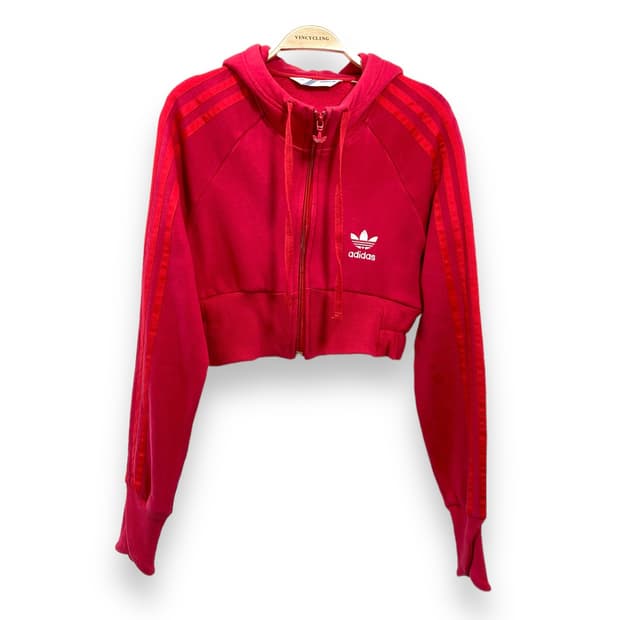 Adidas Hood Crop Top costom