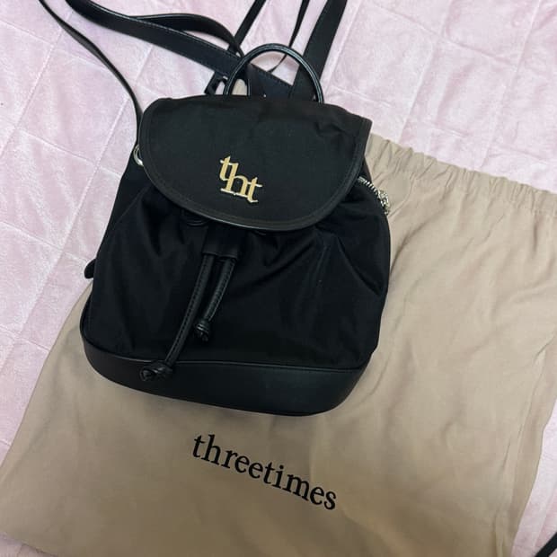 쓰리타임즈 아콘 백팩 + 더스트백