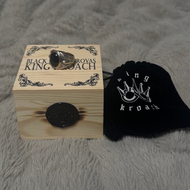 킹크로치 오닉스 스톤 반지