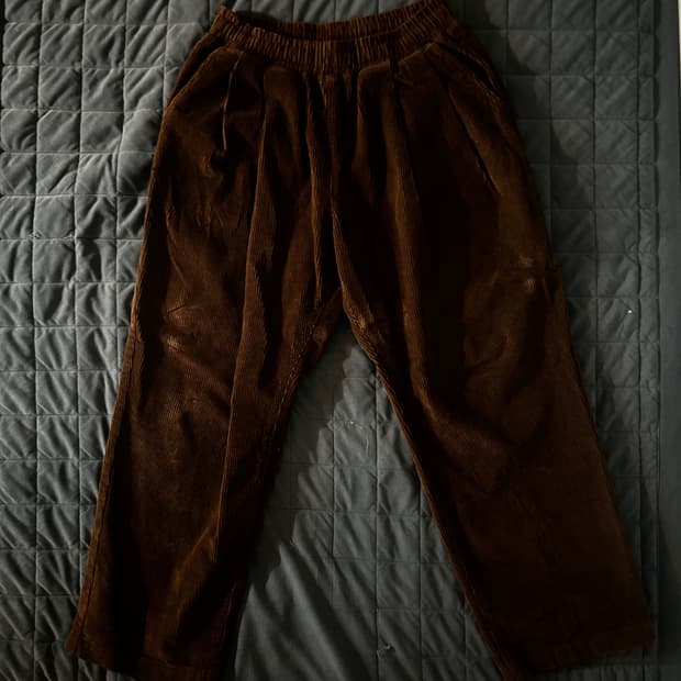 [L]브라운 코듀로이 팬츠