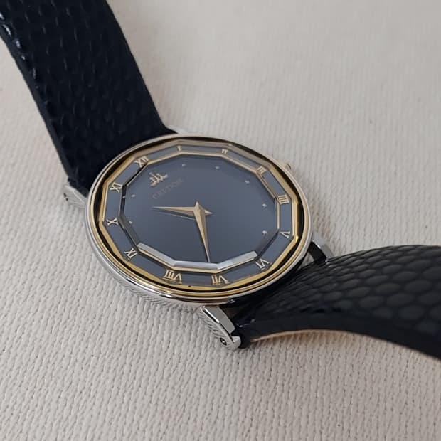 Credor 2F70-0300 다이얼 컷 글래스 빈티지 시계