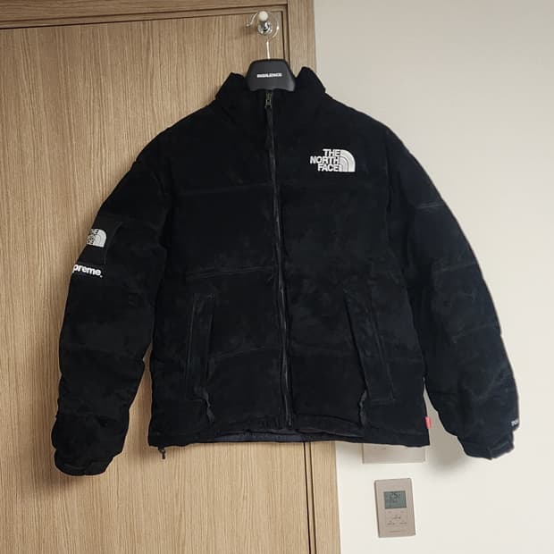 슈프림 노스페이스 스웨이드 자켓