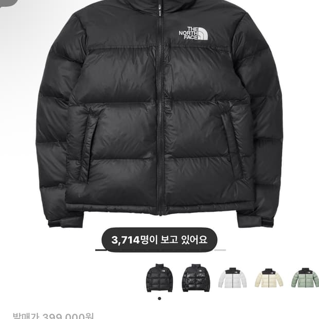 노스페이스 1996 에코 눕시 M