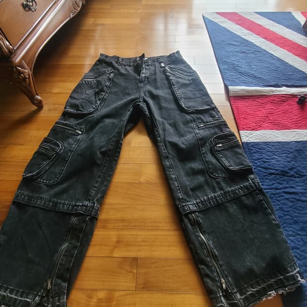 빅유니온 깡 콜라보 데님팬츠 l