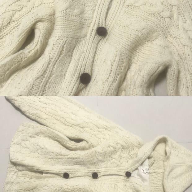 빈티지 산골 모리걸 니트 가디건 리즈리사 엑시즈팜 라떼갸루 히메갸루