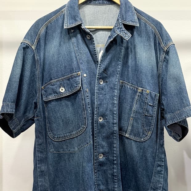 Sacai 오버사이즈 데님 셔츠