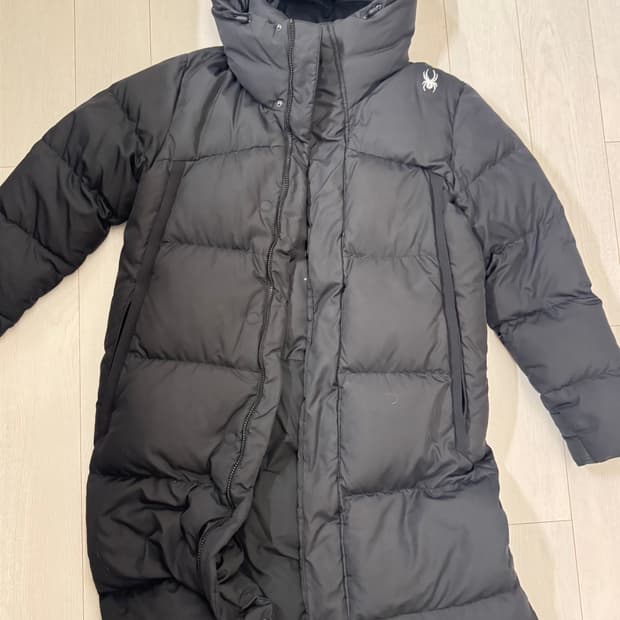 스파이더 롱패딩 여자