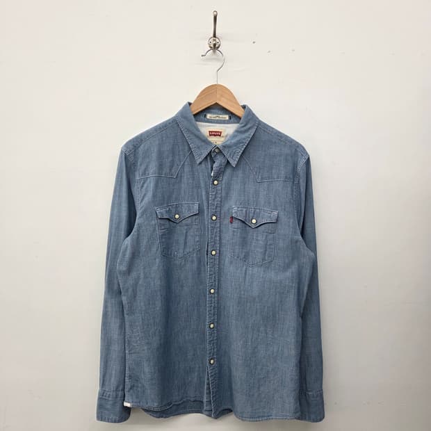 리바이스 데님 웨스턴 셔츠 남L