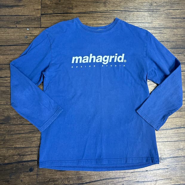 마하그리드(mahagrid.) 정품 로고 롱슬리브 실측L