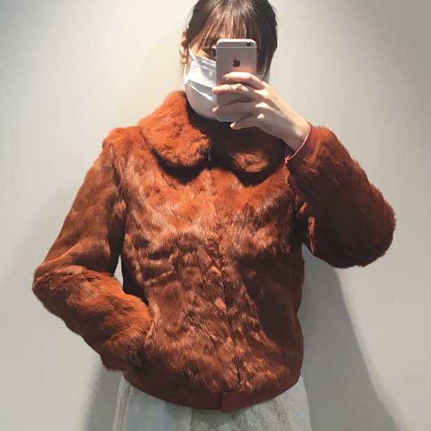 ego 밍크퍼 자켓