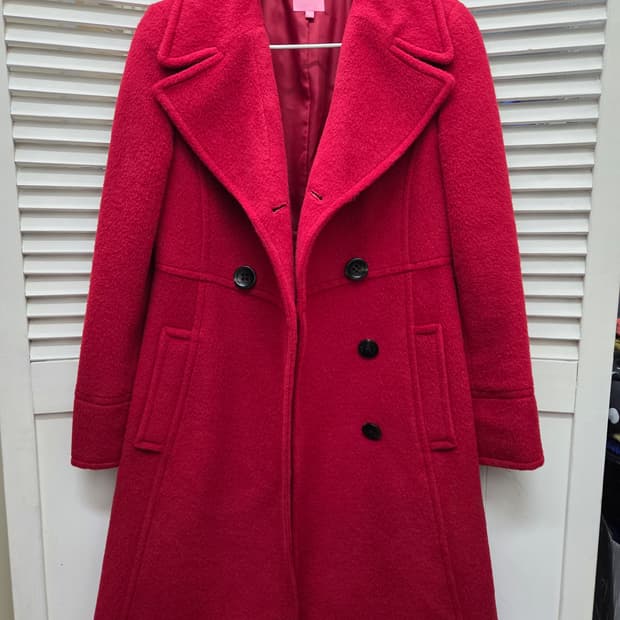 MCM 알파카 더블 코트