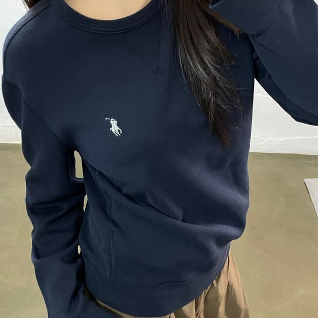 폴로 랄프로렌 네이비 맨투맨 S