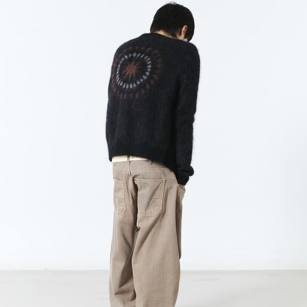 해칭룸 하나비 모헤어 가디건 블랙 S