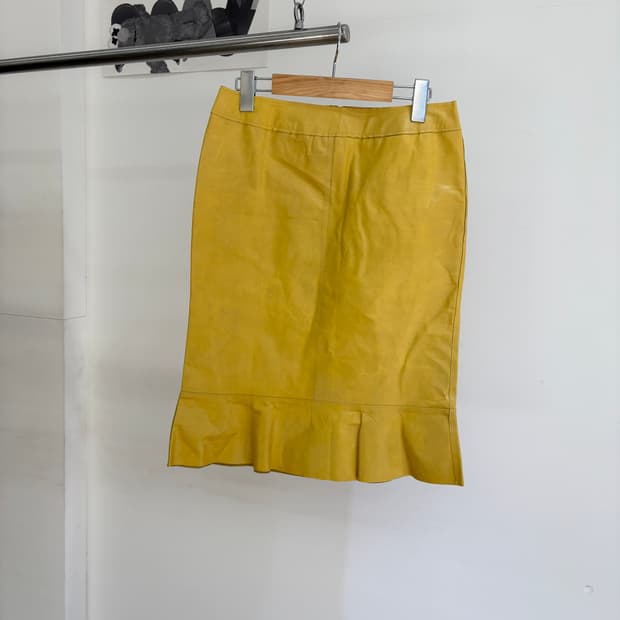 KATHARINE HAMNETT LONDON 레더스커트