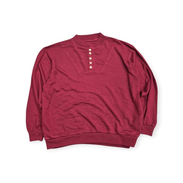 빈티지 버튼 스웨터