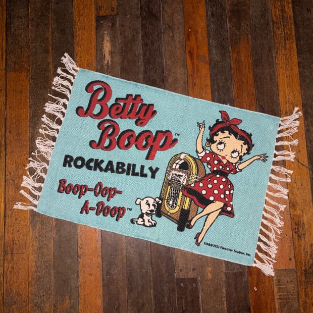 Betty boop 베티붑 빈티지 러그 발매트