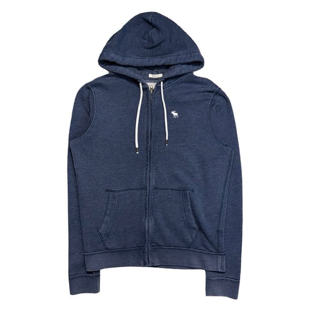 ABERCROMBIE & FITCH 후드집업 딥블루 M