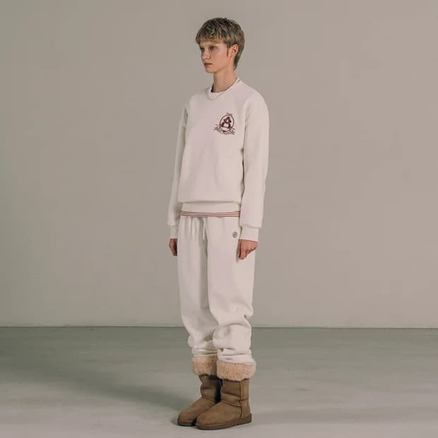 시야쥬 에센셜 기모 조거 스웨트 팬츠_크림 M