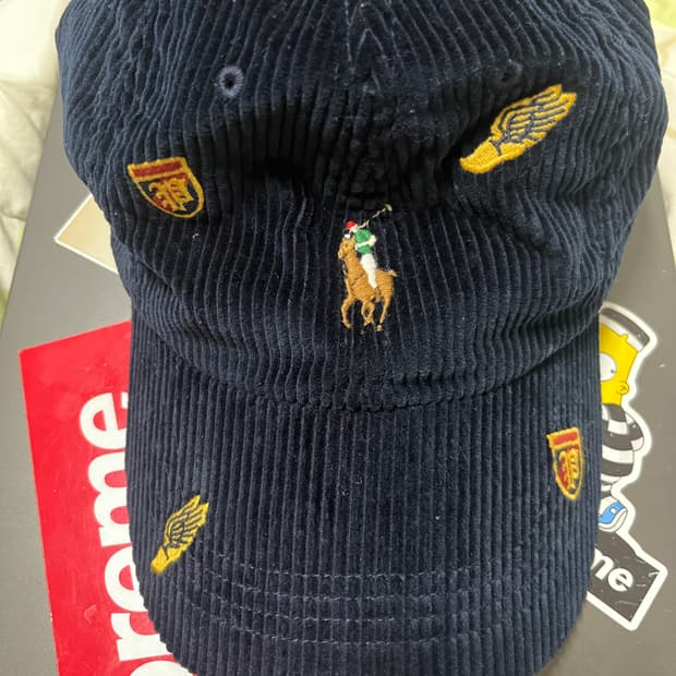 폴로 랄프로렌 방패자수 볼캡