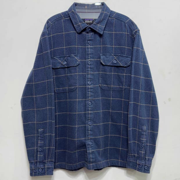 파타고니아 오가닉 코튼 체크 셔츠