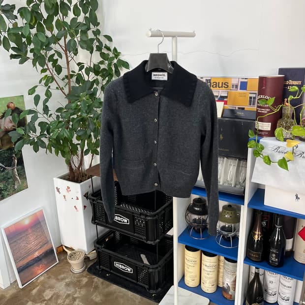 베르니스 2024 캐시미어 블렌드 가디건 XS