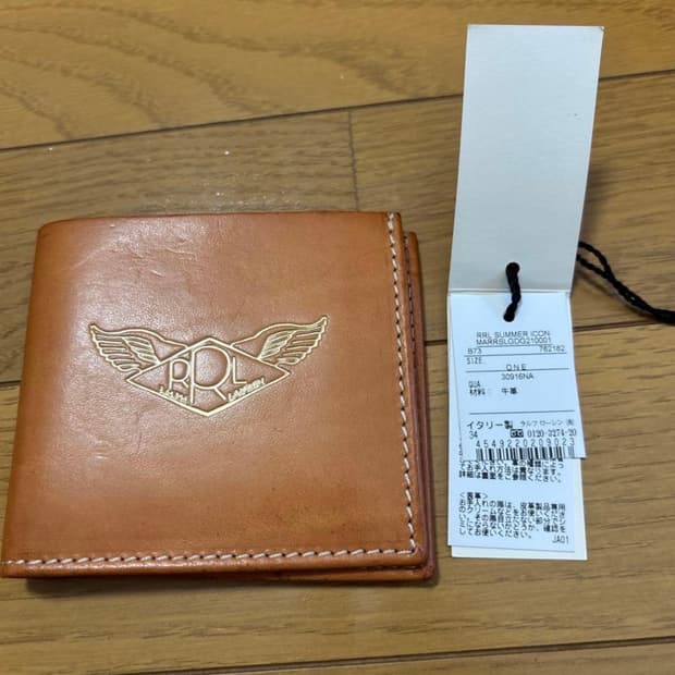 RRL 윙로고 빌폴드 지갑