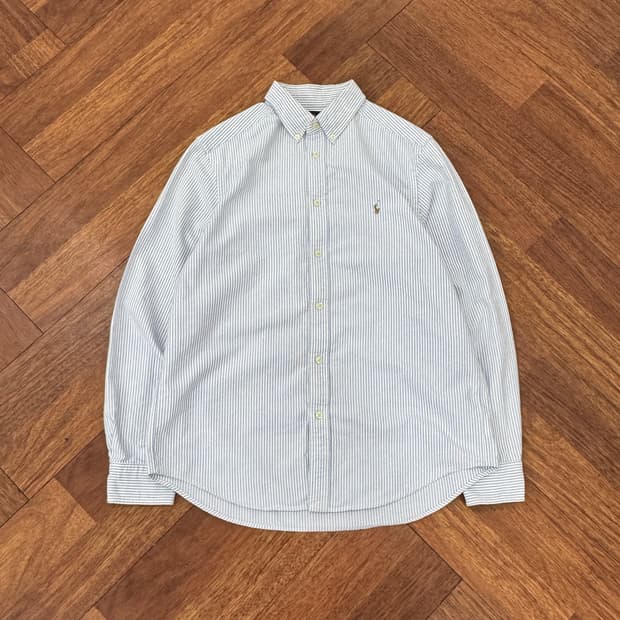 여성용 XL 폴로 랄프로렌 스트라이프 남방 셔츠 