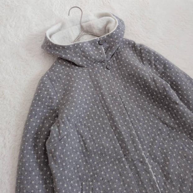 그레이 도트 자켓