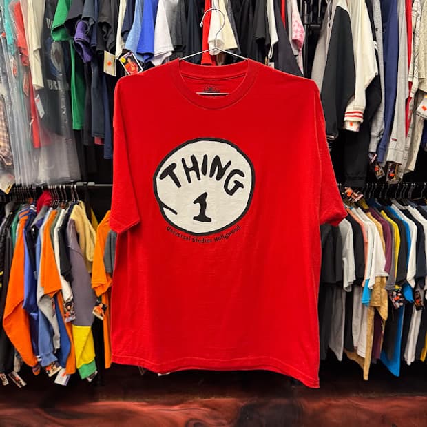 2000년대 빈티지 Dr Seuss 1 Thing 티셔츠