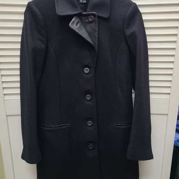 띠어리 울 캐시미어 싱글 코트