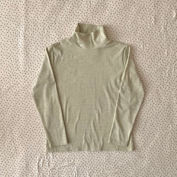 연두 보들 기모 목폴라