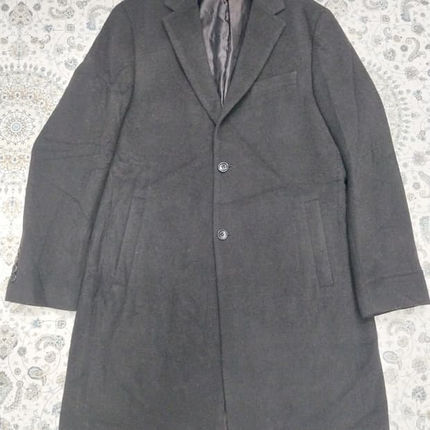 sieg 캐시미어 혼방 다크 브라운 코트 105