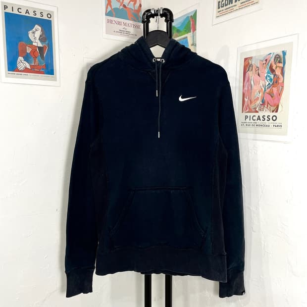 나이키 자수로고 후드티