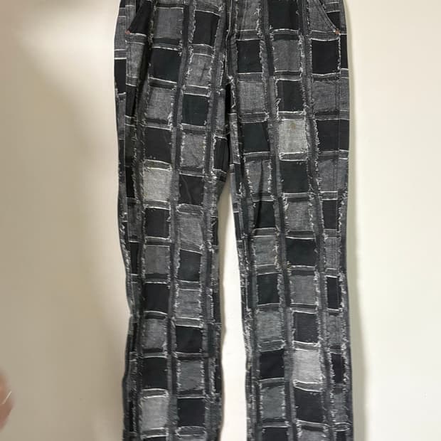 앤더슨벨 패치워크 프린팅 팬츠