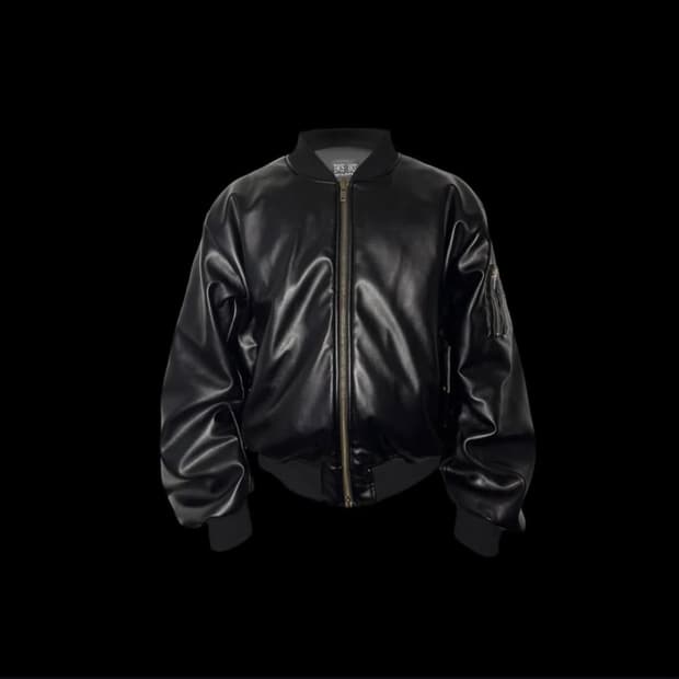 에모스탠스클럽 레더 봄버 2사이즈