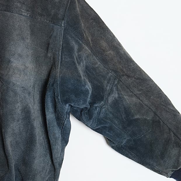  90's SEAHOP Suede Leather Fade Blouson