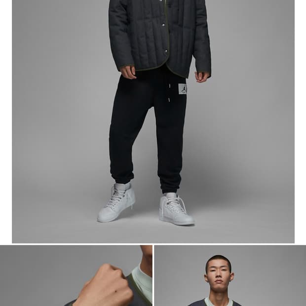 나이키 조던 플라이트 헤리티지 남성 리버서블 자켓 깔깔이 M사이즈